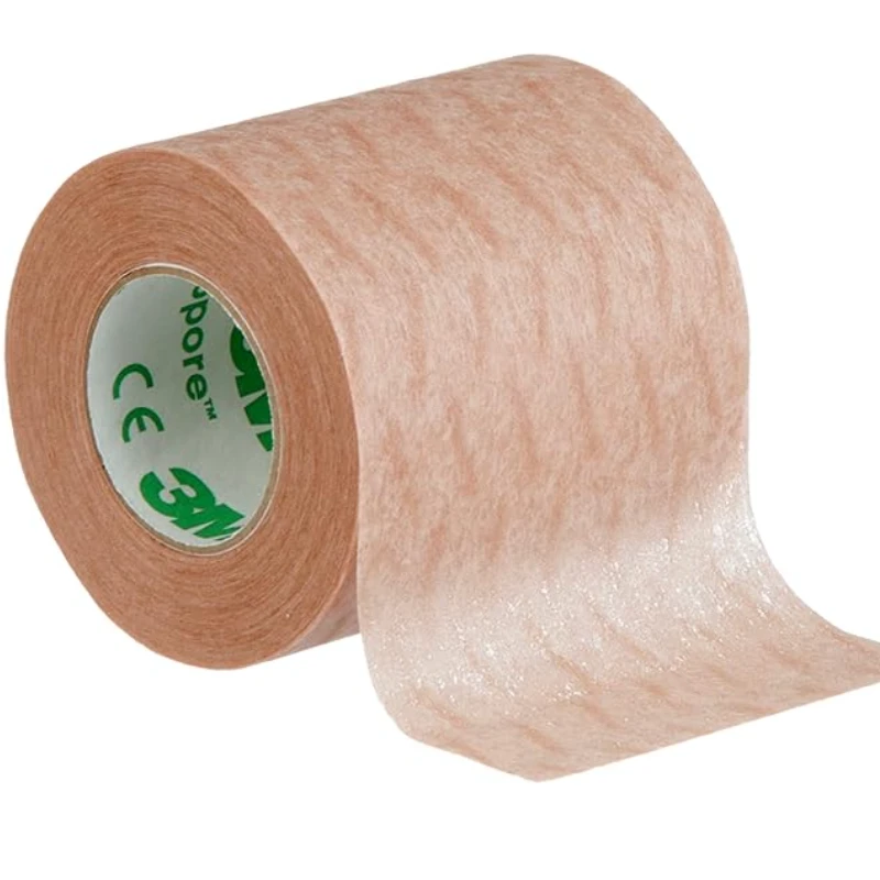 3M 1533 Medical Microporous Tape | Single-Sided Tan Rayon Nonwoven Tape | Breathable Hypoallergenic Medical Adhesive Tape